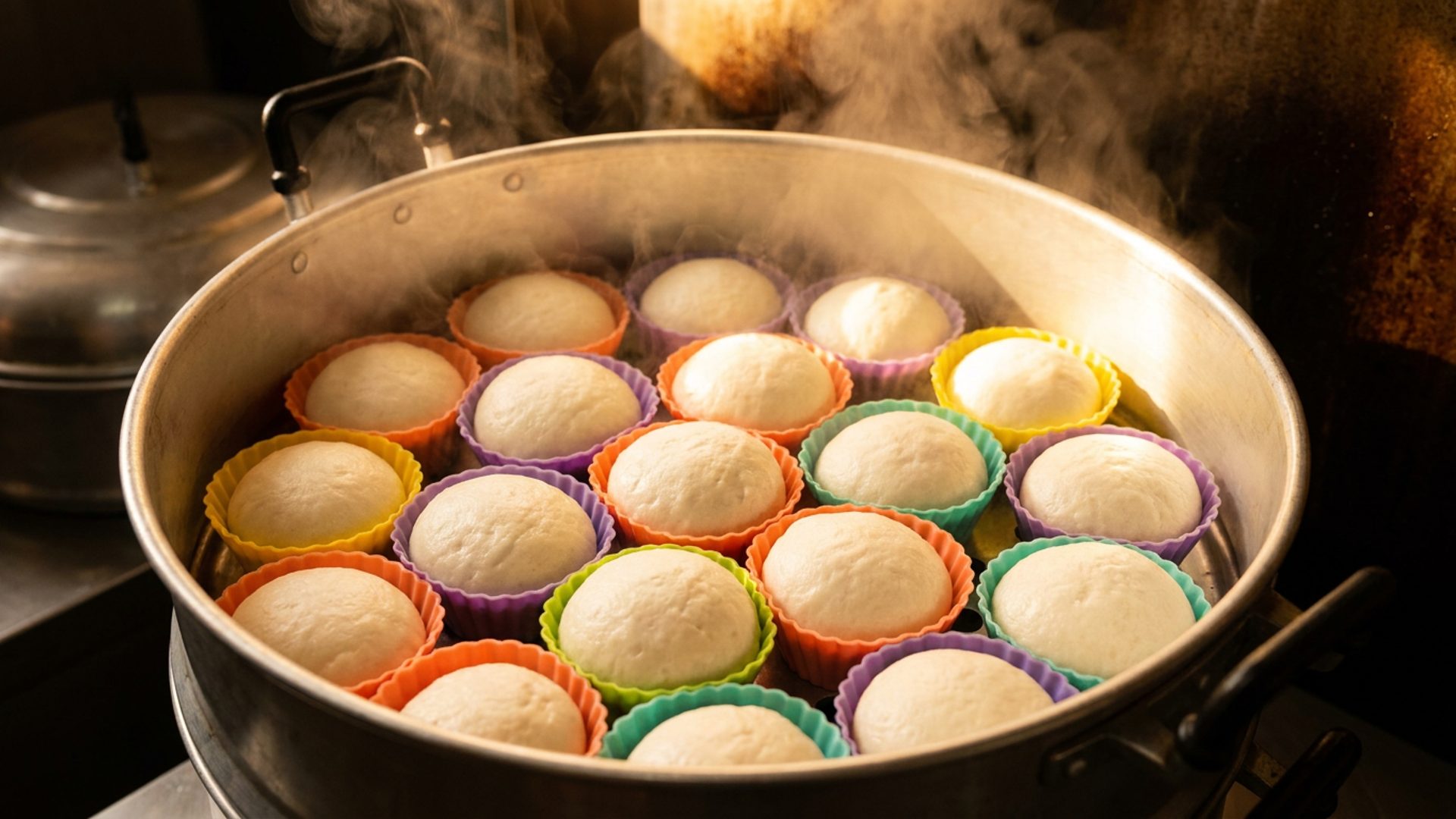 Steamed sweet buns