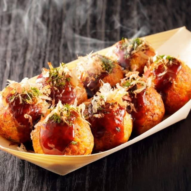 Takoyaki.
