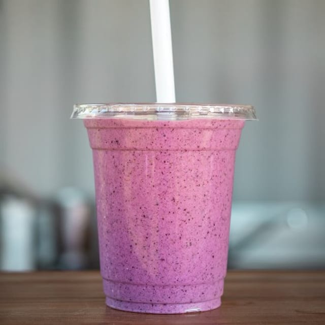 Blueberry Smoothie.