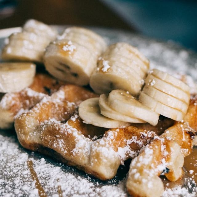Banana Waffle.