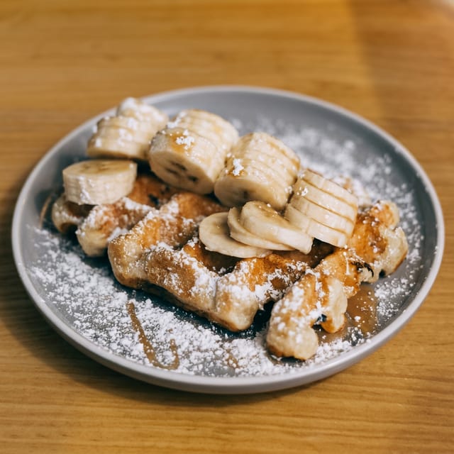 Banana Waffle.